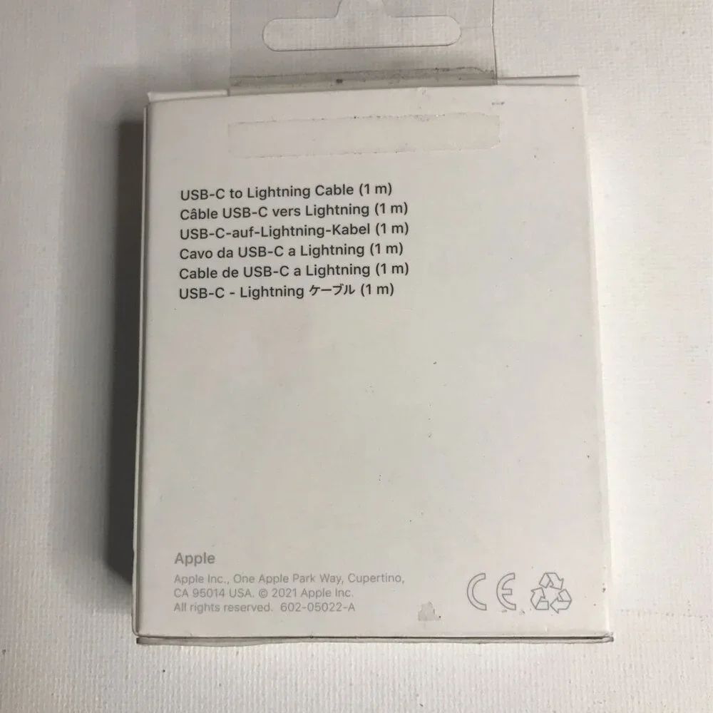 Original 1M iPhone iPad USB-C Lightning Charging Data Sync Cable Cord Retail Box
